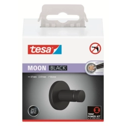 Háček na ručník, Moon Black,TESA
