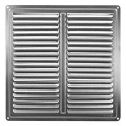 Mřížka větrací - krytka NVM, 250 x 250 mm K, nerez 0712