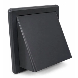 Mřížka větrací gravitační - klapka 175 x 175 GK/125, antracit 0246