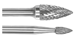 12,7x25x6 mm, HDC Tvar G - Tvrdokovová rotační fréza G-WENDT