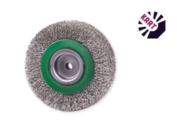 Kotoučový kartáč 120 mm - nerez vlnitá, 0,30 mm , 120x8 mm