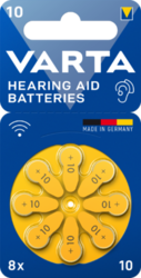 VARTA Hearing Aid Battery 10 BLI 8