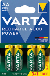 Recharge Accu Power 3+1 AA 2100 mAh R2U