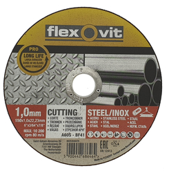 150x1x22,2 A60 INOX - FLEXOVIT Merchandising PRO 