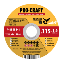 Keramický řezný kotouč Procraft YСD115x1.6 | YCD115x1.6