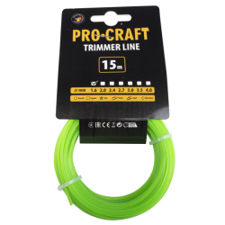 Struna žací (1.6mm) (15m) hvězda PROCRAFT | ZI-1.6/15
