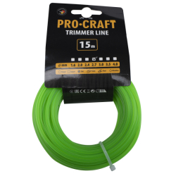 Struna žací (2.7mm) (15m) hvězda PROCRAFT | ZI-2.7/15