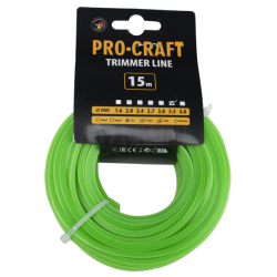 Struna žací (3.5mm) (15m) hvězda PROCRAFT | ZI-3.5/15