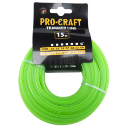 Struna žací (4mm) (15m) hvězda PROCRAFT | ZI-4/15