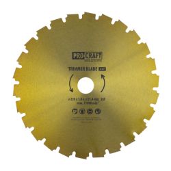 Nůž křovinořezu (kotouč) (D230*25.4) 26T PROCRAFT | H-26T