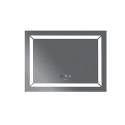 Koupelnové zrcadlo s LED osvětlením, protizamlžovací funkcí a regulací jasu, MR01-80×60 Light | MR01-80×60 Light