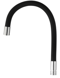 Ramínko výtokové flexi, SPO-06.SUS REFL.BLACK, černá | SPO-06.SUS REFL.BLACK