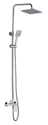 Sprchový sloup s baterií MIXXUS PREMIUM ALEX 003-J WHITE-CHROME, bílý-chrom | ALEX 003-J WHITE-CHROME