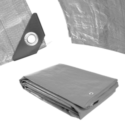 Plachta Procraft ST3x6 200g/m2 nepromokavá s oky 3x6 m stříbrná | ST3x6