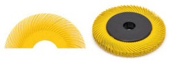Bristle kotouč radiální bílý - set 8x lamela - 150x50 mm P120 + 1x upínací příruba 