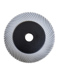 Bristle kotouč radiální bílý - set 8x lamela - 150x50 mm P120 + 1x upínací příruba 