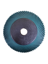 Bristle kotouč radiální zelený - set 8x lamela - 150x50 mm P50 + 1x upínací příruba 