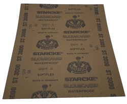Brusný smirkový papír arch 230x280 mm, P3000  991A STARCKE
