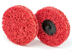 Minikotouč rychloupínací čistící červený FRW 75 mm