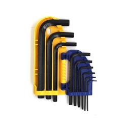 Šestihranné klíče sada IMBUS 9 ks, 1.5, 2, 2.5, 3, 4, 5, 6, 8, 10 mm , CrV | 02-08-9009