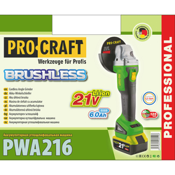 Aku bruska Procraft | PWA216