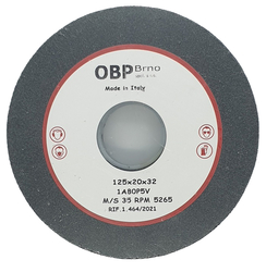 125x20x32 mm, Keramický brusný kotouč, šedý korund 1A24P5V - FAIOT