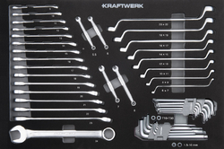 Sada klíčů očkoplochých, trháků, Inbus, TORX 46ks COMPLETO EVA Basic Line