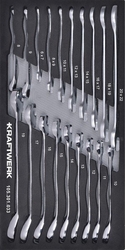 AKCE KW Sada klíčů ráčnových a vidlicových 19ks "S" Basic Line