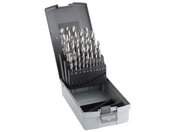 Sada vrtáků do kovu 1,0-13,0mm /0,5mm vybrušované HSS-G DIN338 25ks PROFI Line