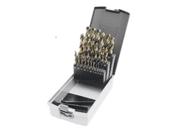 Sada vrtáků do kovu 1,0-13,0mm /0,5mm cobaltové HSS-Co DIN338 25ks PROFI Line
