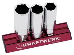 Sada 3/8" nástavců 16-18-21mm svíčkových 3ks MAGALU PROFI Line