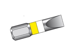 Bit 1/4" plochý 4,0mm /25mm duoCODE 6ks PROFI Line