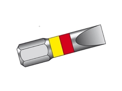 Bit 1/4" plochý 5,5mm /25mm duoCODE 6ks PROFI Line