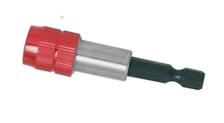 Držák bitů 1/4" magnetický s pojistkou 60mm - klip PROFI Line