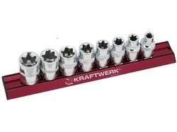 Sada 1/2" nástavců Torx E10-E24 /40mm 8ks MAGALU PROFI Line