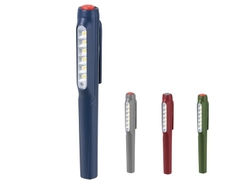 LED svítilna Li-Ion 3,7V /650mAh 6+1 SMD LED 1,5W (modrá) PROFI Line