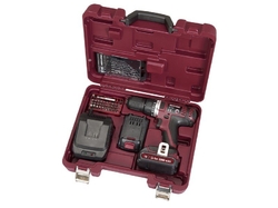 Aku šroubovák vrtací 2-rychl. 10mm Li-Ion 18V /2,0Ah s příslušenstvím PROFI Line