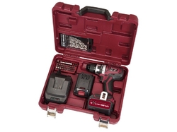 Aku šroubovák vrtací 2-rychl. 10mm Li-Ion 18V/4,0Ah s příslušenstvím PROFI Line
