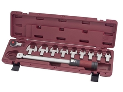 Momentový klíč 1/2" 40-200Nm /72Z s vidlicovými nástavci ergokraft 11ks Automotive