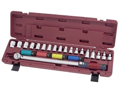 Momentový klíč 1/2" 40-200Nm s příslušenstvím ergokraft 23ks Automotive
