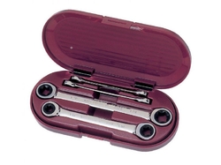 Sada klíčů ráčnových E6xE24 CLICKRAFT DOUBLE TORX 4ks - kazeta PROFI Line