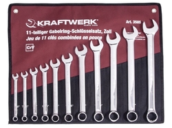 Sada klíčů očkoplochých 3/8" - 1" 11ks - taška PROFI Line