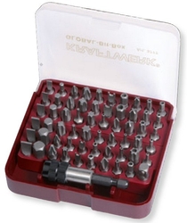 Sada bitů 1/4" Global-Bit-Box /25mm 61ks PROFI Line