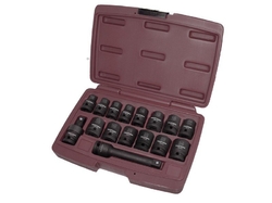 AKCE KW Sada nástavců 1/2" 10-24mm kované 16ks PROFI Line