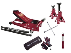 Sada nářadí pro pneuservisy + zvedák KR-38112 6ks Automotive