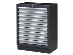 Dílenská skříň spodní 9 zásuvek 680x458x910mm MOBILIO GREY dílenský nábytek