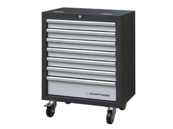 Dílenská skříň spodní 7 zásuvek na kolečkách 646x458x862mm MOBILIO GREY dílenský nábytek