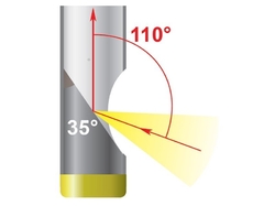 Zrcadlo pro 4900-44 / 4900-45 - záběr 110° (pro kabel prům. 5,5mm) PROFI Line
