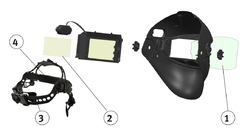 Samostmívací svařovací kukla VarioProtect XXL-W F-TC