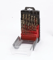 Sada vrtáků do kovu 1,0-13,0mm / 0,5mm cobaltové HSS-Co DIN338 25ks